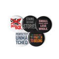 Pin Button Set — Mottos