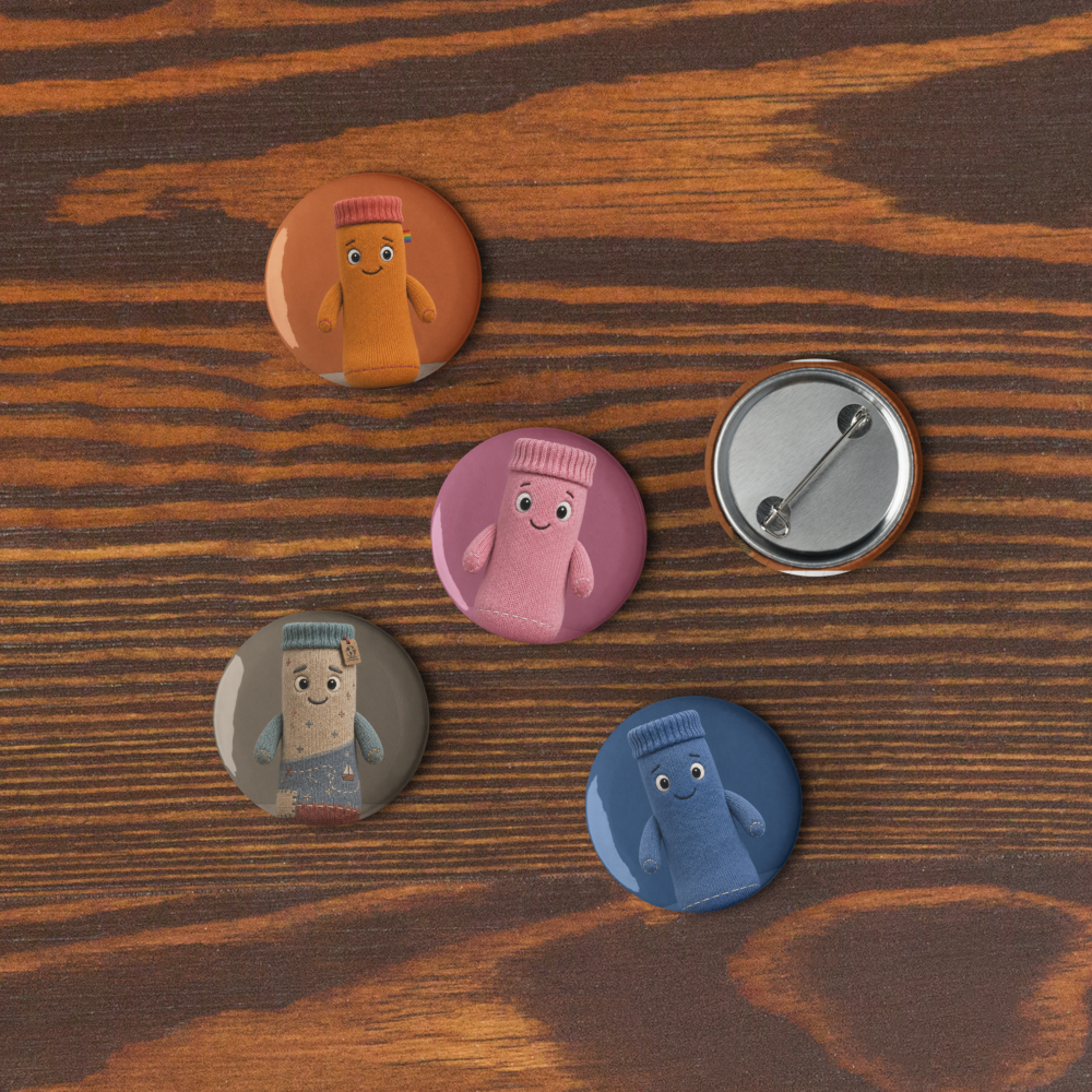 Pin Button Set — Logo & Characters (II)