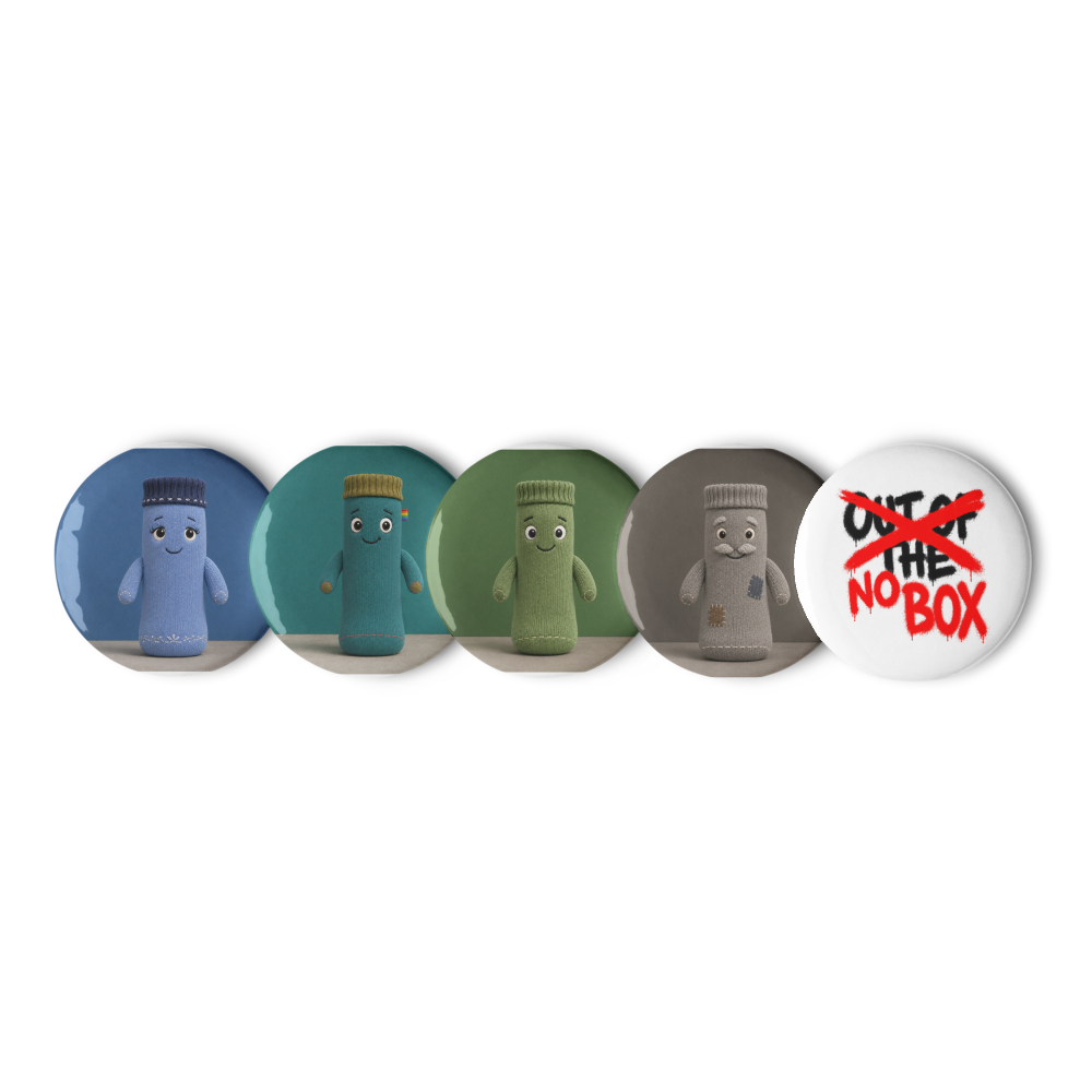 Pin Button Set — Logo & Characters